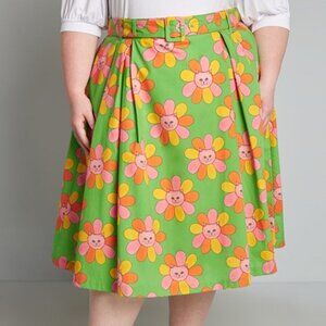 ModCloth x Marisol Muro Properly Preened A-Line Skirt